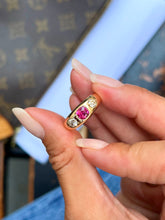 Charger l'image dans la galerie, Bague Gypsy Rubis Coussin