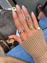 Charger l'image dans la galerie, Bague Gypsy Rubis Coussin