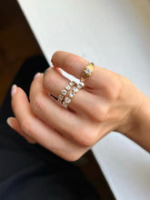 Charger l'image dans la galerie, Bague Or Travaillé et Diamant