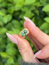 Charger l'image dans la galerie, Chevalière Cœur XL - Tourmaline