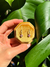 Charger l'image dans la galerie, Boucles d'Oreilles Coeurs Saphirs