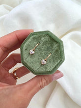 Charger l'image dans la galerie, Boucles d'Oreilles Coeurs Diamants