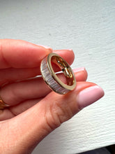 Charger l'image dans la galerie, Demi Alliance Diamants Baguettes