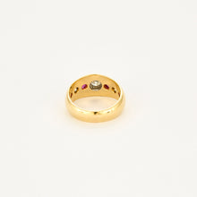 Charger l&#39;image dans la galerie, Bague Jonc Diamants et Rubis
