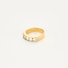 Charger l'image dans la galerie, Bague 5 Diamants Serti Rail
