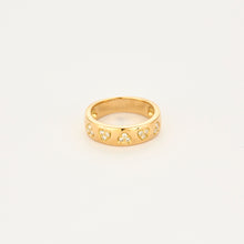 Charger l&#39;image dans la galerie, Bague Bandeau Coeurs
