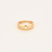 Charger l&#39;image dans la galerie, Bague Jonc Trilogie Diamants
