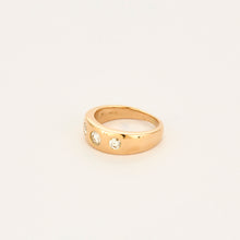Charger l&#39;image dans la galerie, Bague Jonc Trilogie Diamants
