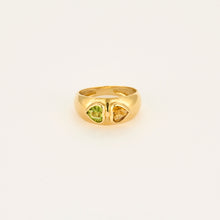 Charger l&#39;image dans la galerie, Bague Jonc 2 Coeurs
