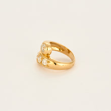 Charger l&#39;image dans la galerie, Bague Croisée Diamants Anciens
