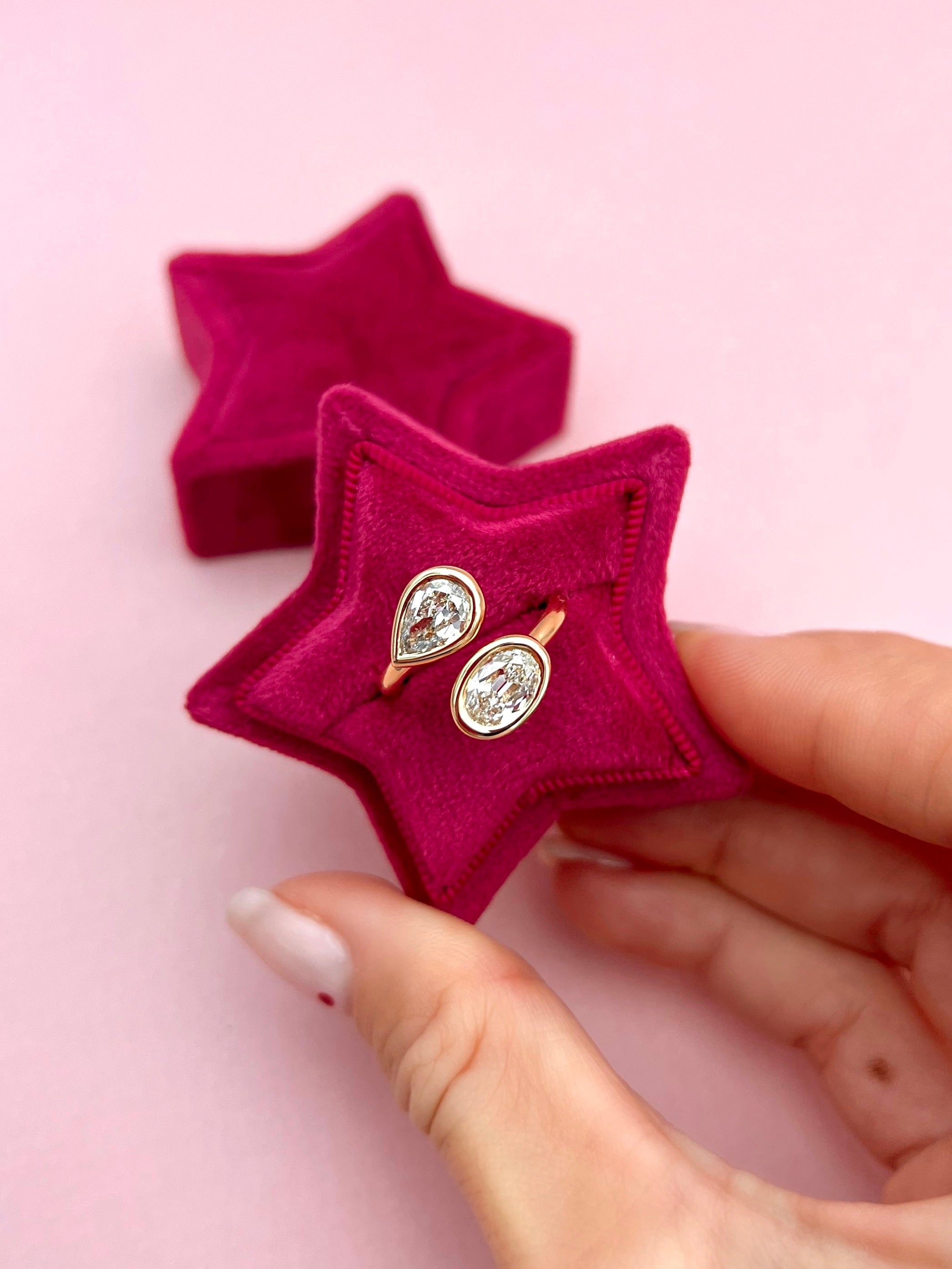 Bague Confetti Vintage Satellite - Taille 63 - Bronze Et Strass - Occasion