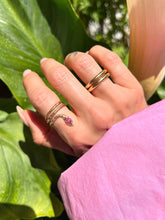 Charger l&#39;image dans la galerie, Bague Serpent Marquise Rose
