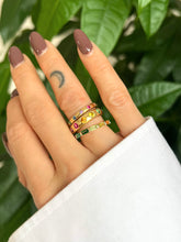 Charger l&#39;image dans la galerie, Bague Rainbow Baguettes
