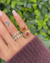 Charger et lire la vidéo dans la visionneuse de la Galerie, Chevalière Goutte XL - Tourmaline
