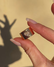 Charger et lire la vidéo dans la visionneuse de la Galerie, Bague Bandeau Coeur
