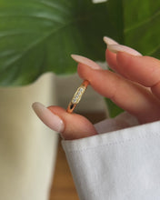 Charger et lire la vidéo dans la visionneuse de la Galerie, Bague Diamants Barette
