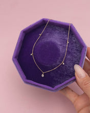 Charger et lire la vidéo dans la visionneuse de la Galerie, Collier Pampilles Diamants
